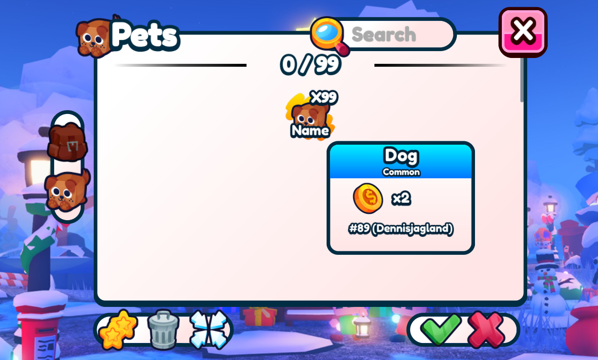 Pets Inventory